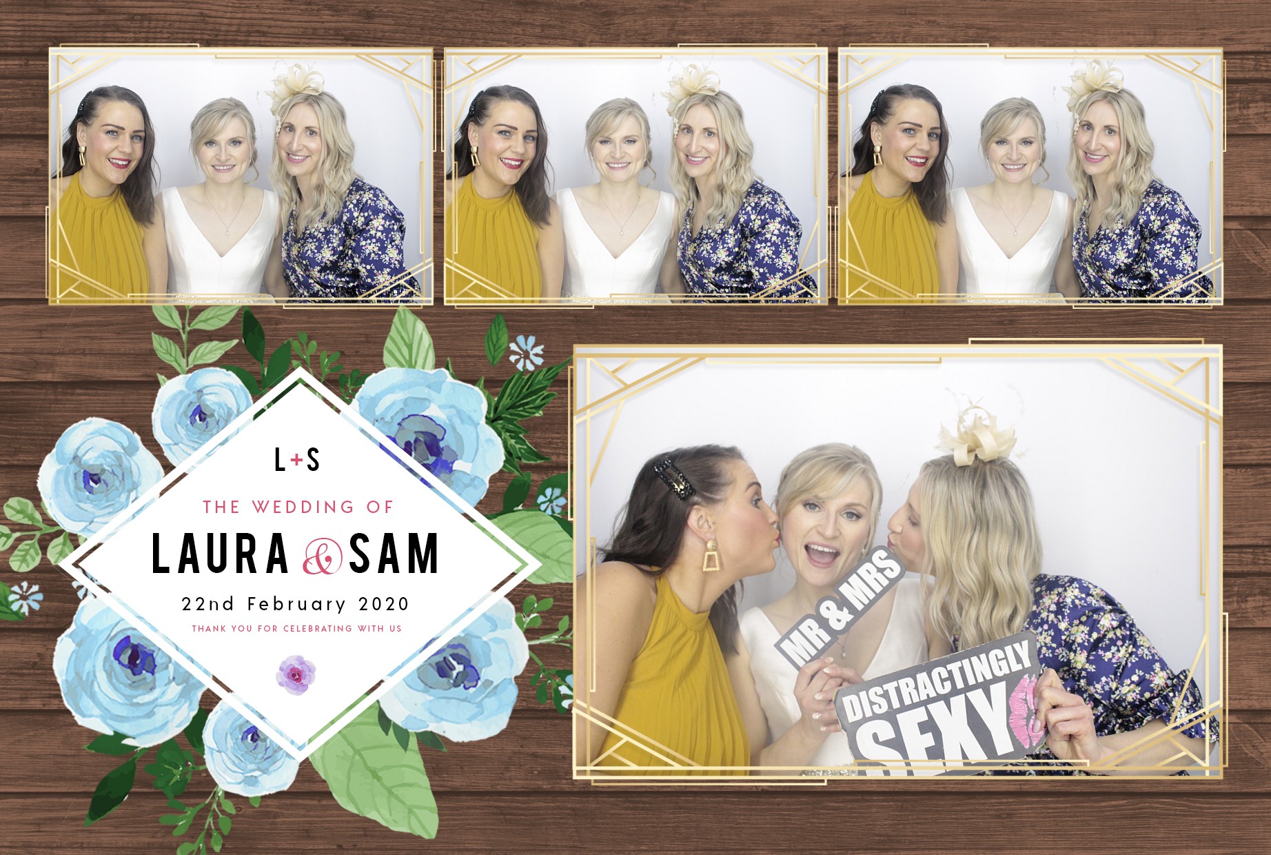 Laura and Sam's Wedding | View more photos from the event at gallery.myphotoboothexperience.co.uk/u/MyPhotoBoothExperienceLtd/Laura-and-Sams-Wedding